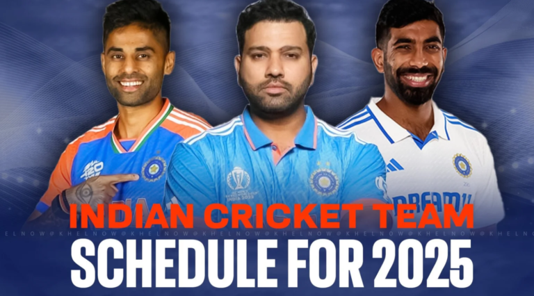 Indian Cricket Team’s 2025 Schedule: Exciting Matches Ahead